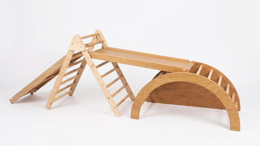4 in 1 set- pikler rocker ramp cushion