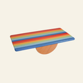 Colorful Strips Wobbly Board for Balance Beam.