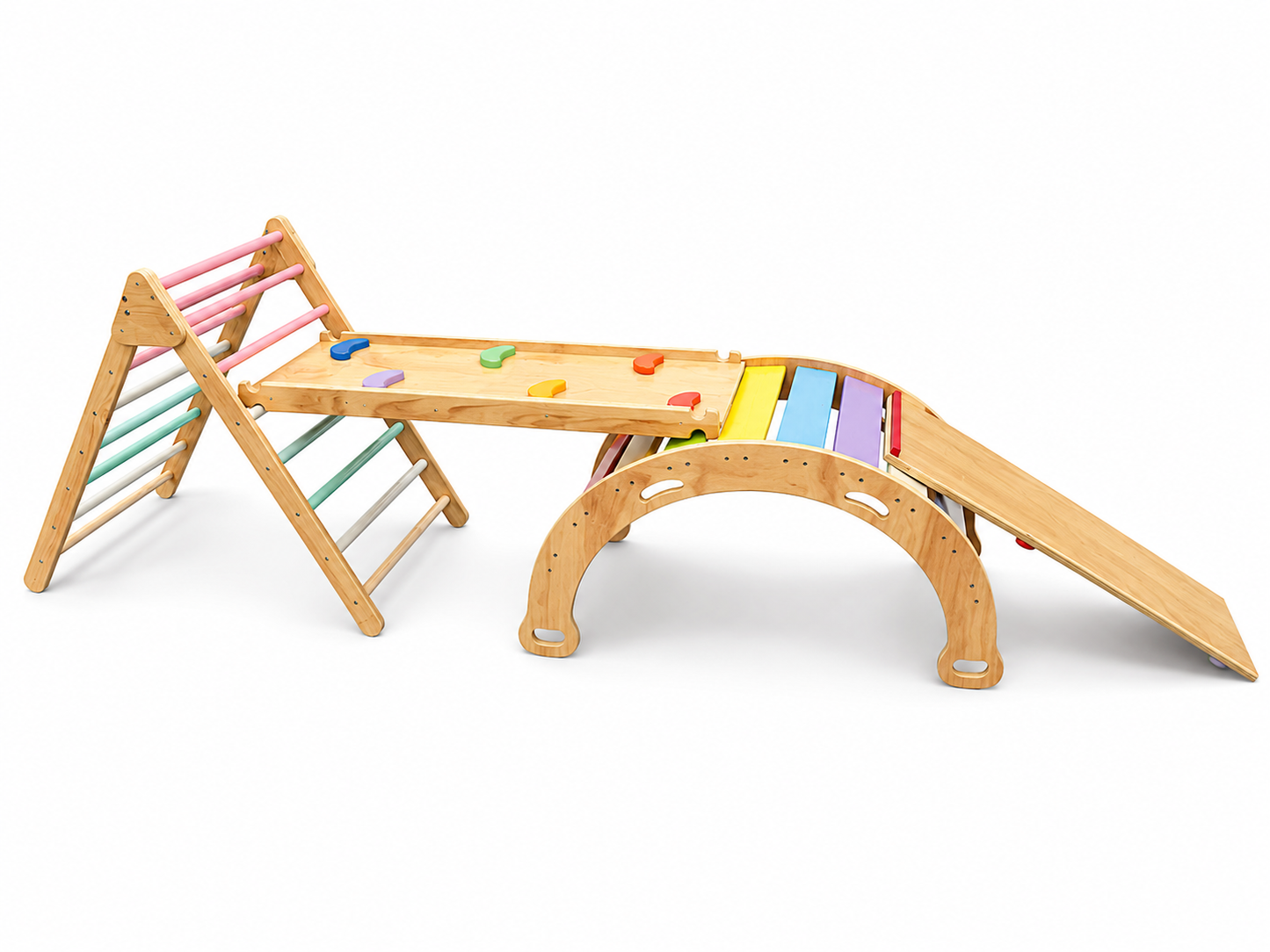 3 in 1 set- pikler rocker ramp