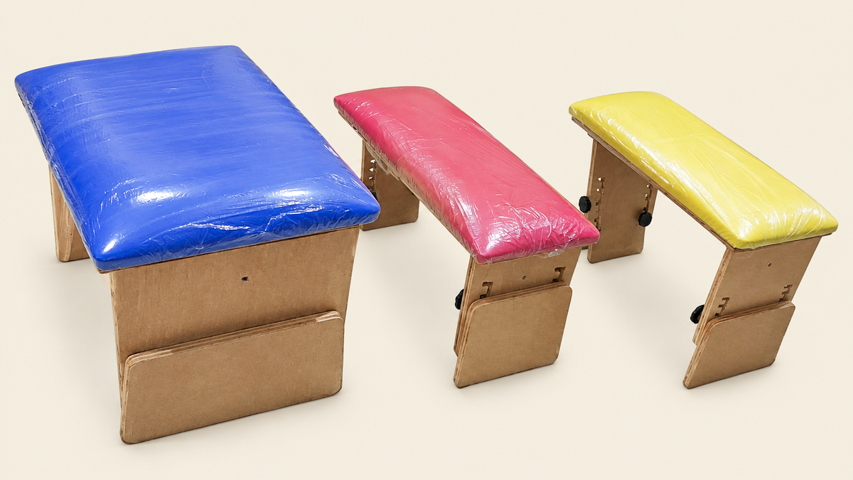 Colored Cushion inclined stools