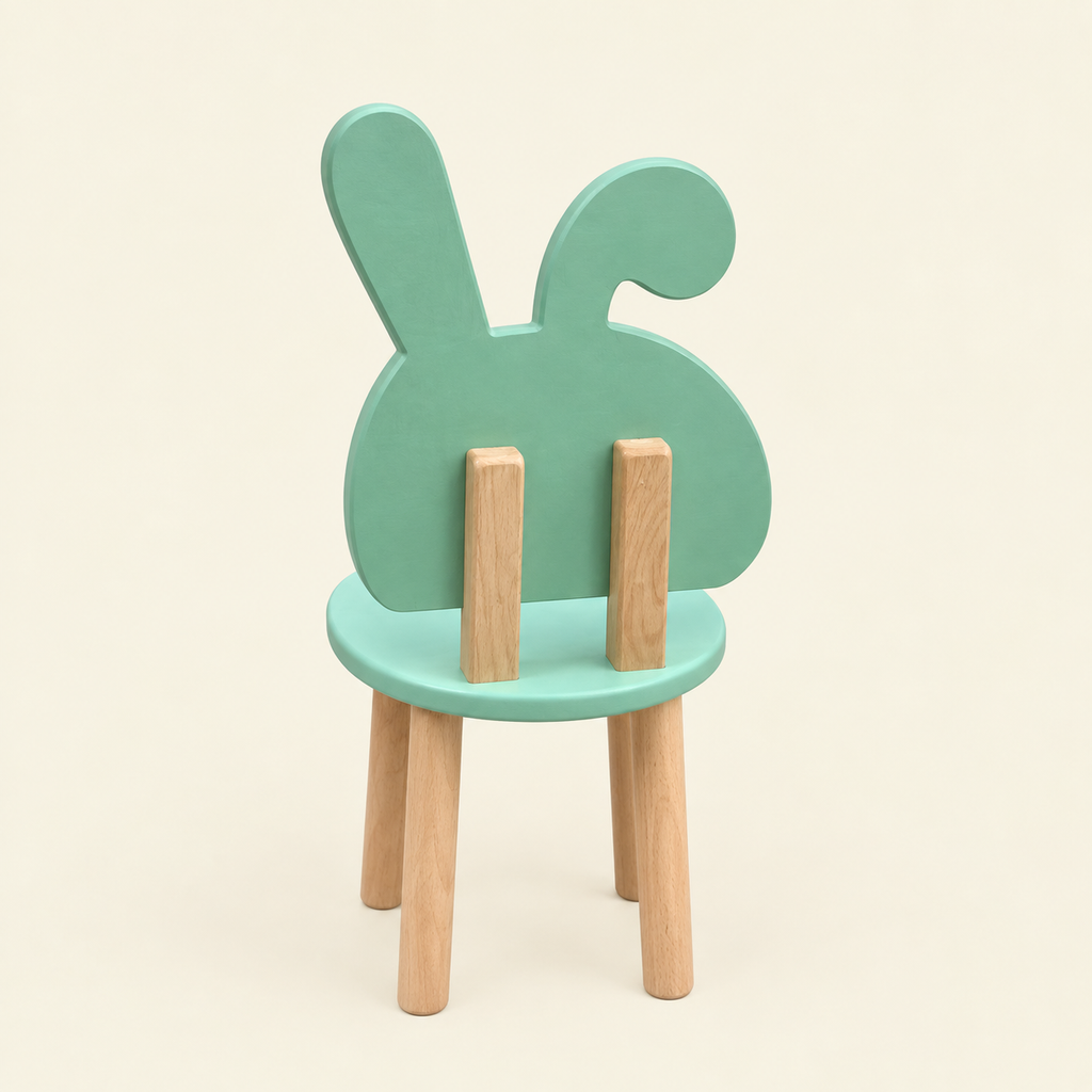 Toddler Chair Floppy Ear Bunny back view