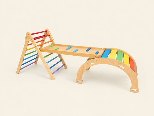 3 in 1 set- pikler rocker ramp