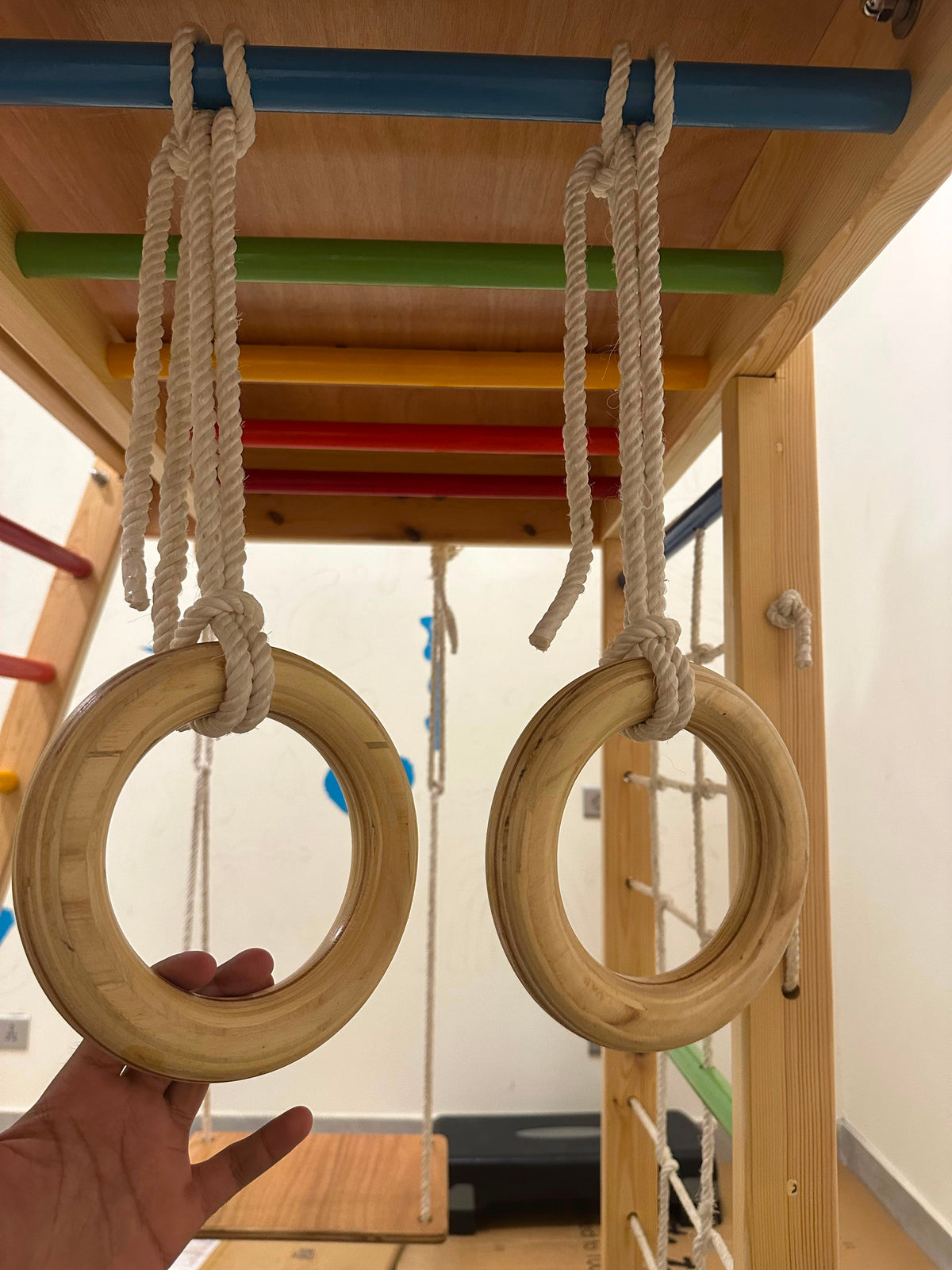 gymnastic rings for castle park