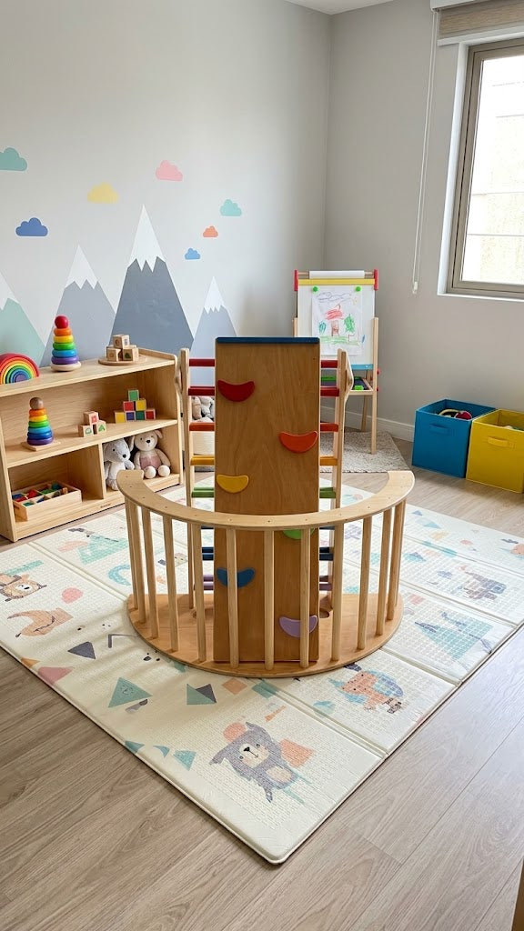 3 in 1 Pikler, Ramp and Rocker Set